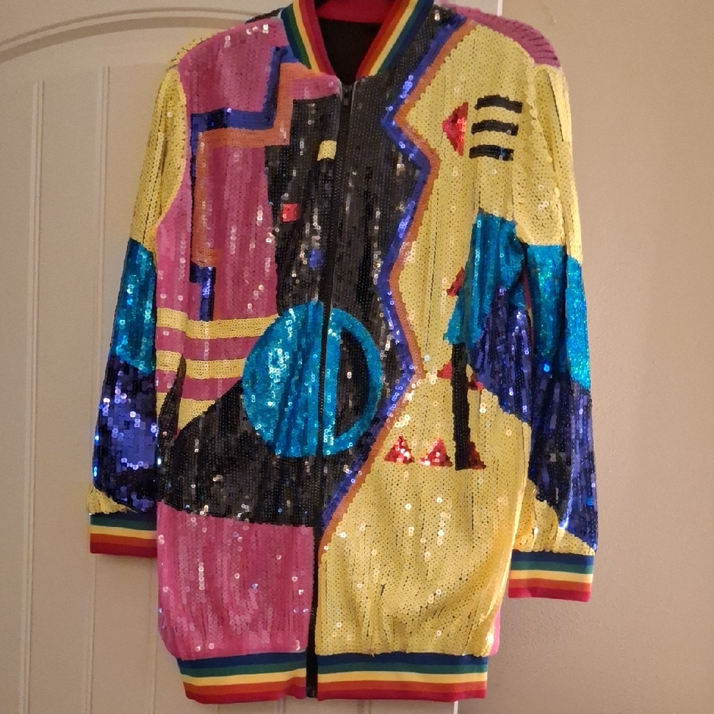 Colorful Sequin Jacket